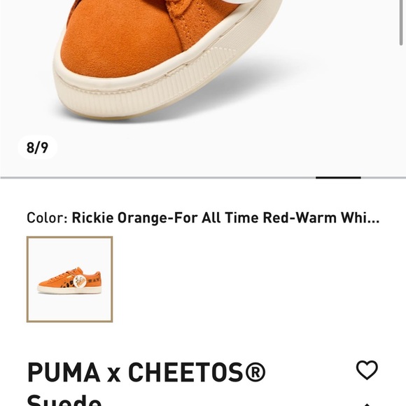 Puma Kids Cheetos Suede Shoes - Orange - Picture 2 of 14